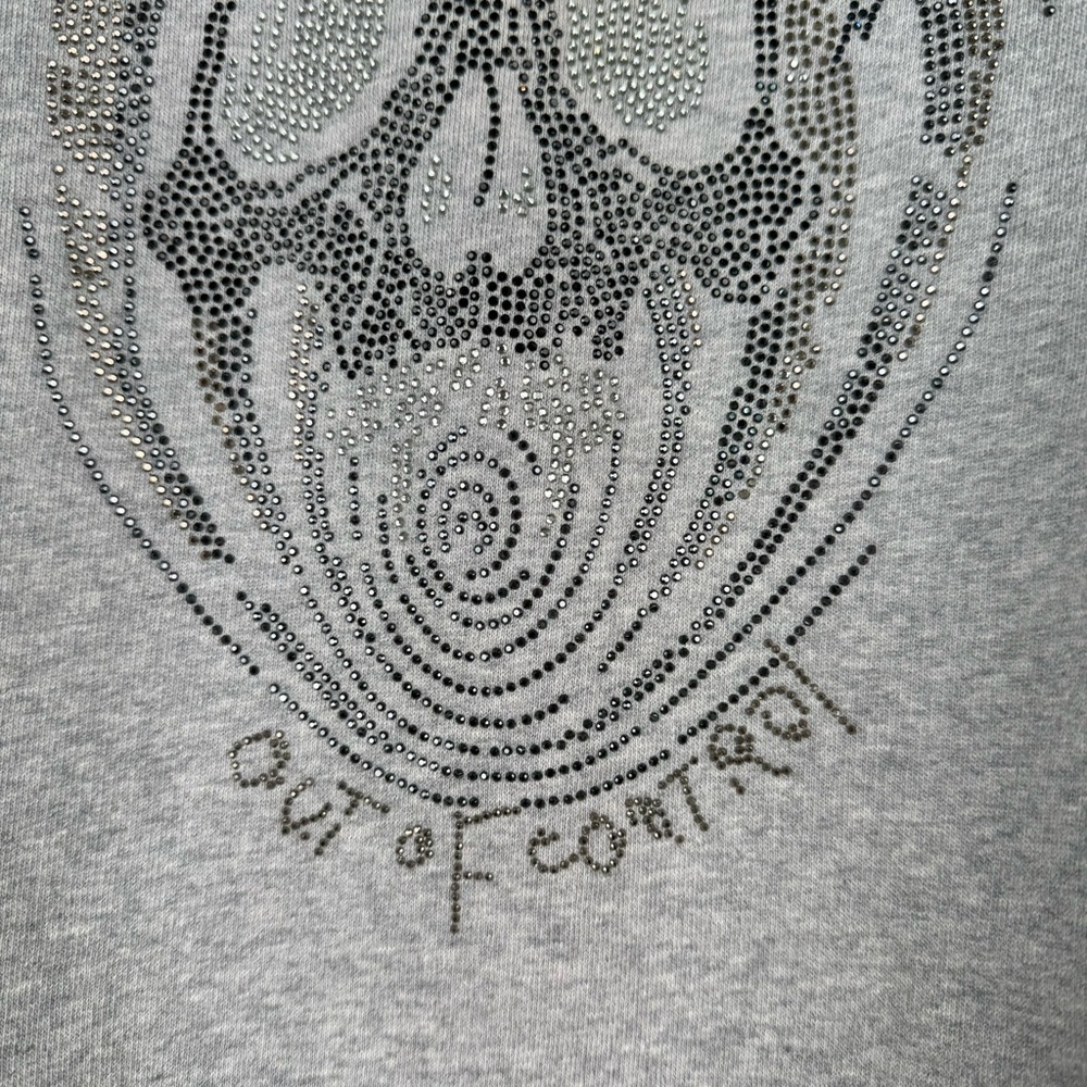 Zadig & Voltaire Clipper Love Punk Hooded Sweatshirt. NWT Grey - Picture 7 of 13